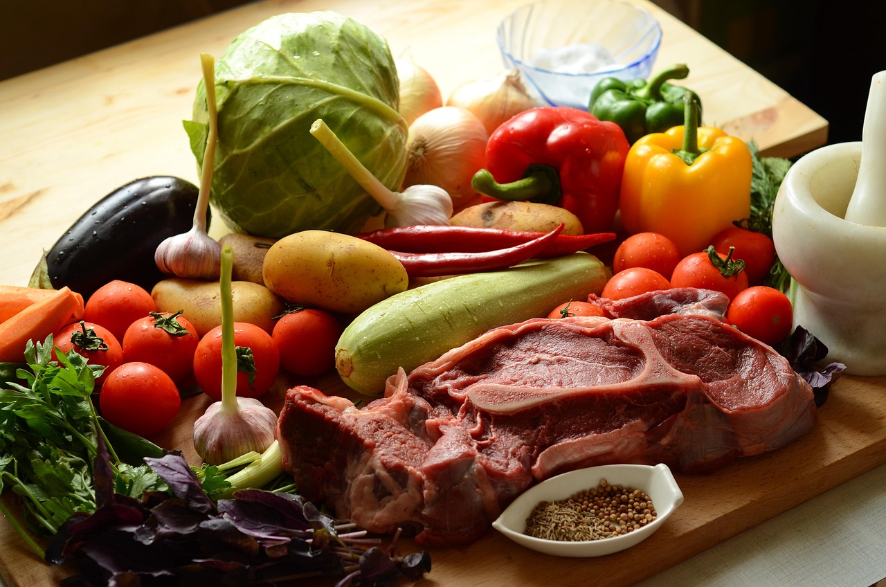 vegetables, meat, ingredients, food, food preparation, produce, harvest, organic, fresh, fresh vegetables, fresh produce, raw meat, raw vegetables, raw, meat, meat, meat, meat, raw meat, raw meat, raw meat, raw meat, raw meat